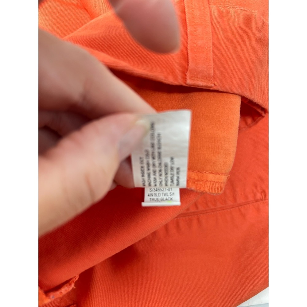 Khakis by Gap Womens Size 8 Orange Cotton Shorts Pockets - Picture 7 of 9